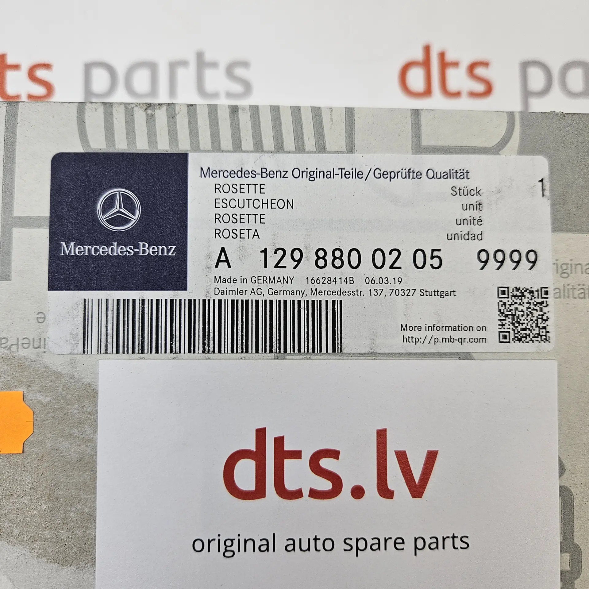 OEM Mercedes Benz A12988002059999 – Front bumper towing eye cover flap