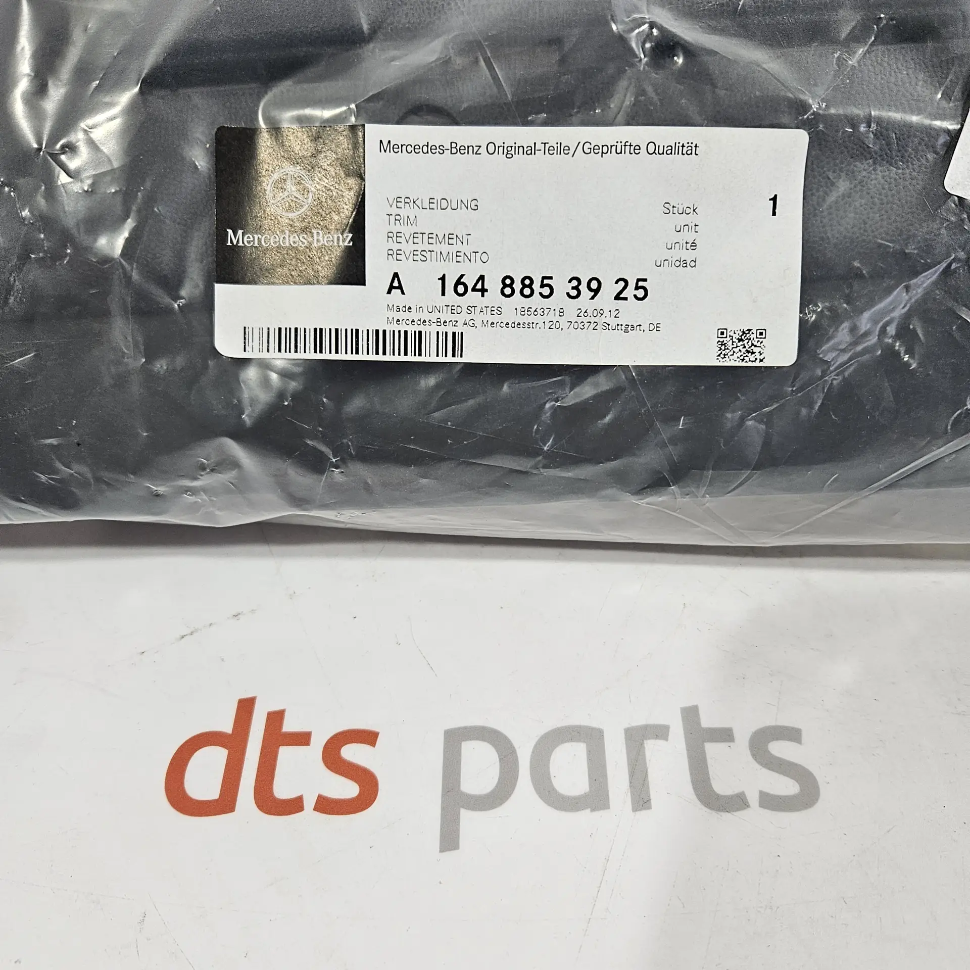 OEM Mercedes A1648853925 – Rear bumper