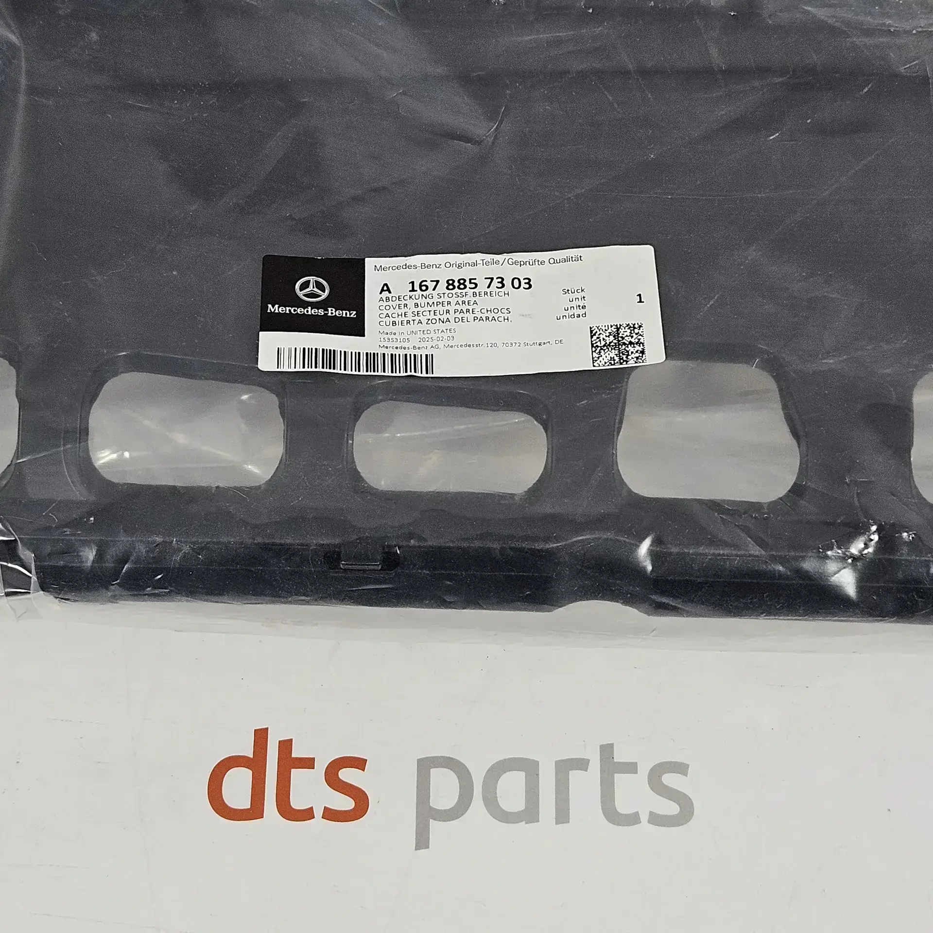 OEM Mercedes A1678857303 – Front bumper lower grille