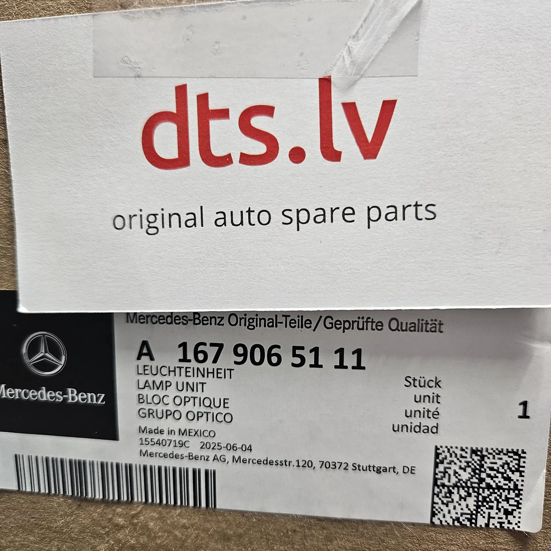 OEM Mercedes A1679065111 – Front left headlight