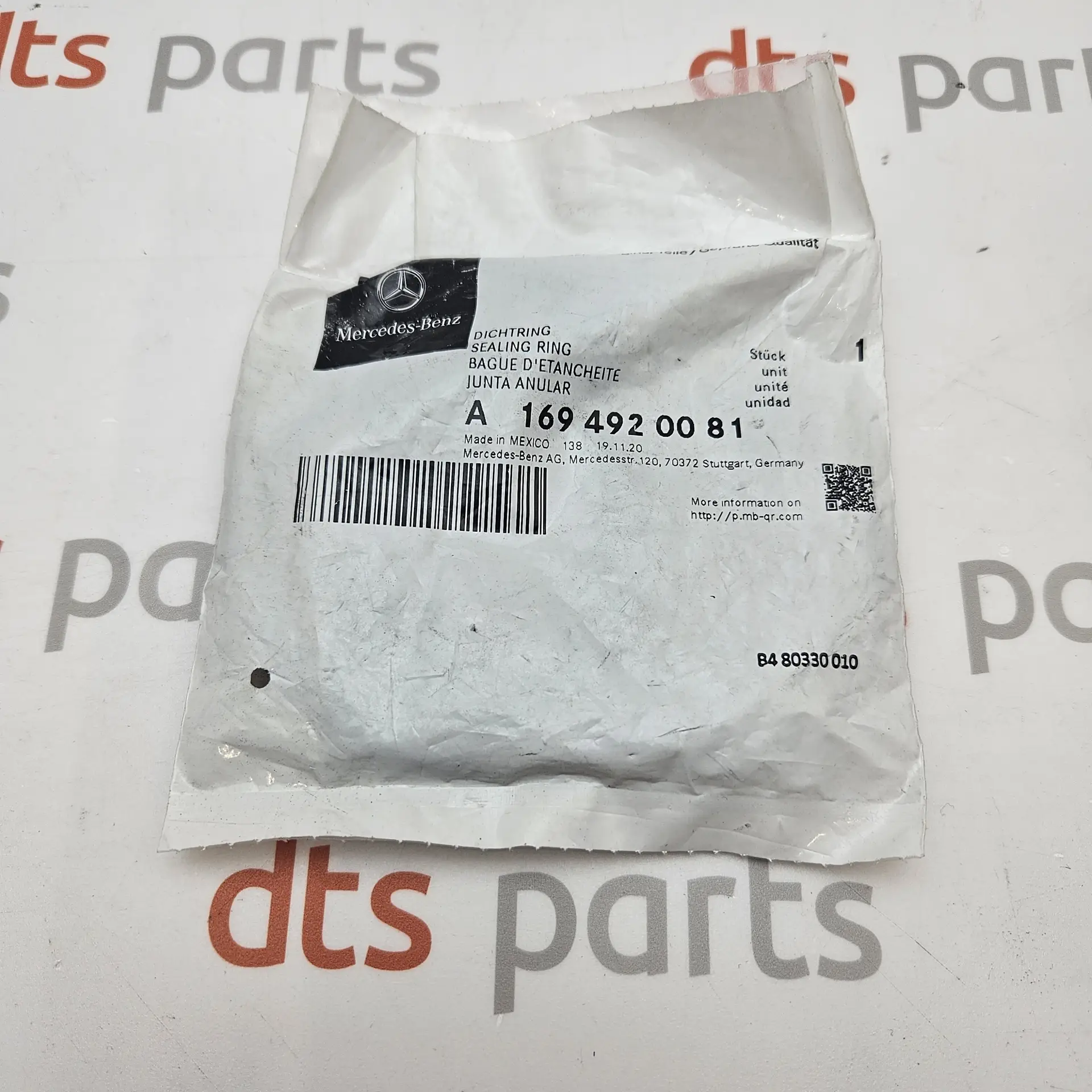 OEM Mercedes A1694920081 – Exhaust Pipe Flange Seal Gasket Ring