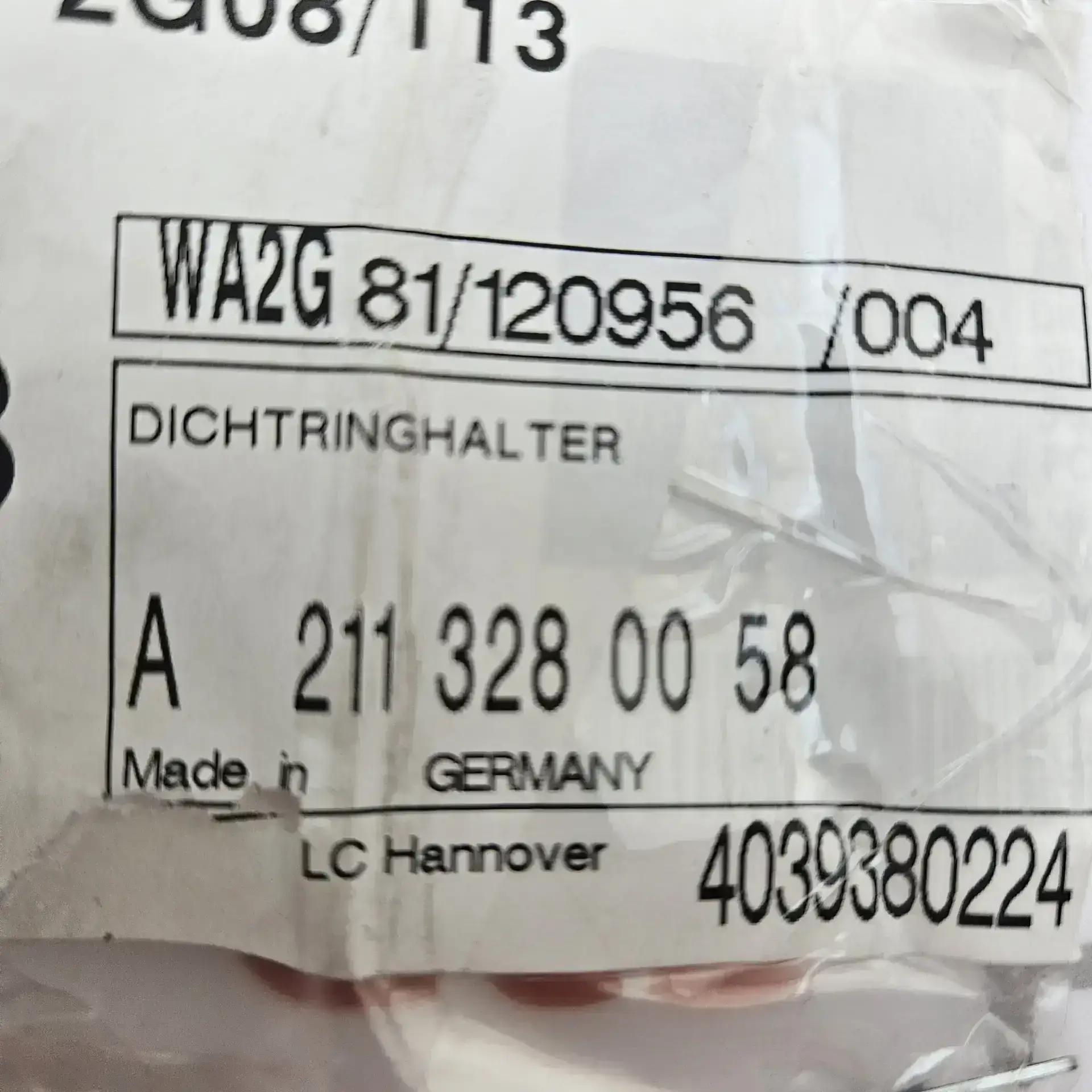 OEM Mercedes A2113280058 – Air bag clip