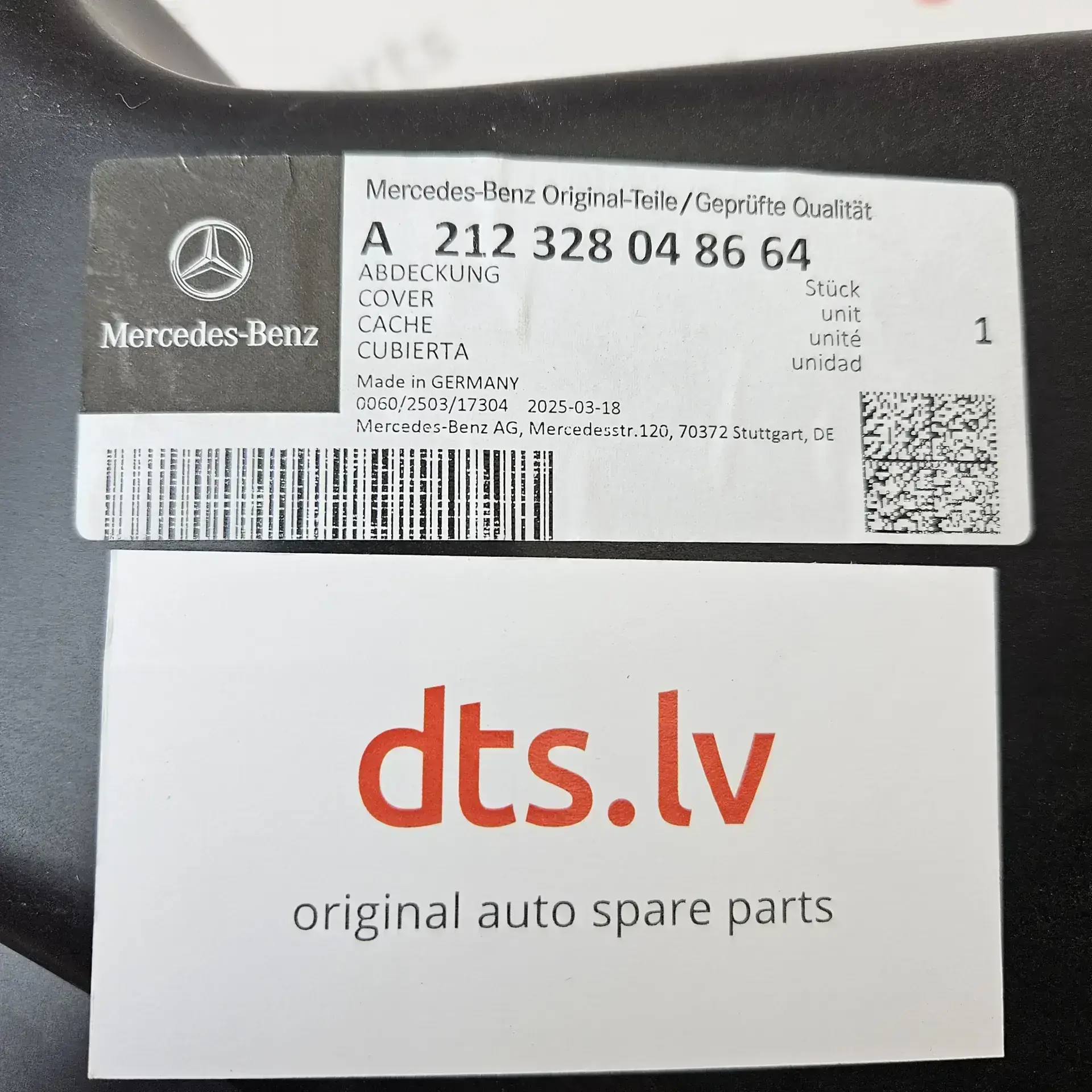 OEM Mercedes A212328048664 – Compressor cover