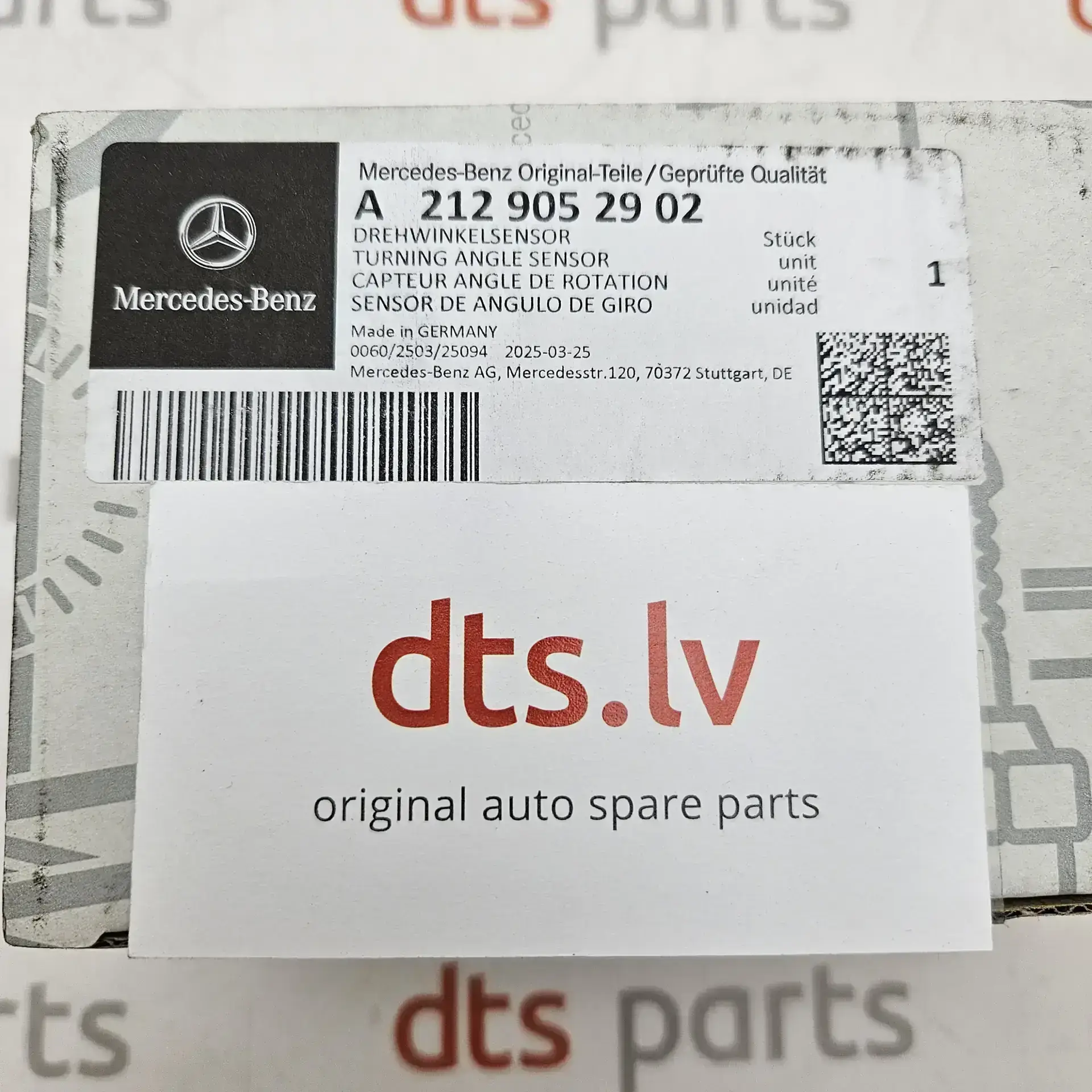 OEM Mercedes A2129052902 – Rear left suspension level sensor