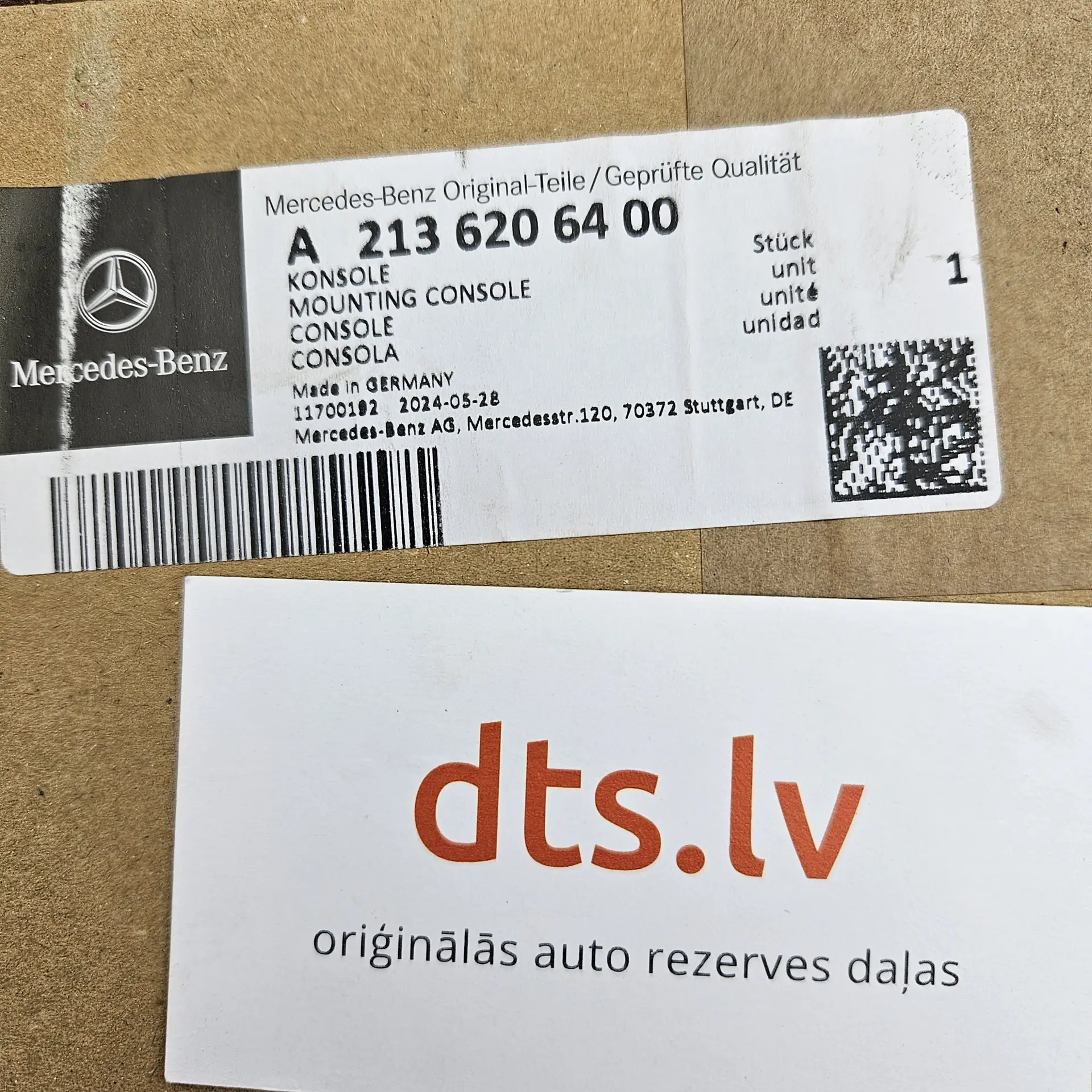 OEM Mercedes Benz A2136206400 – Radiator strut bracket LH