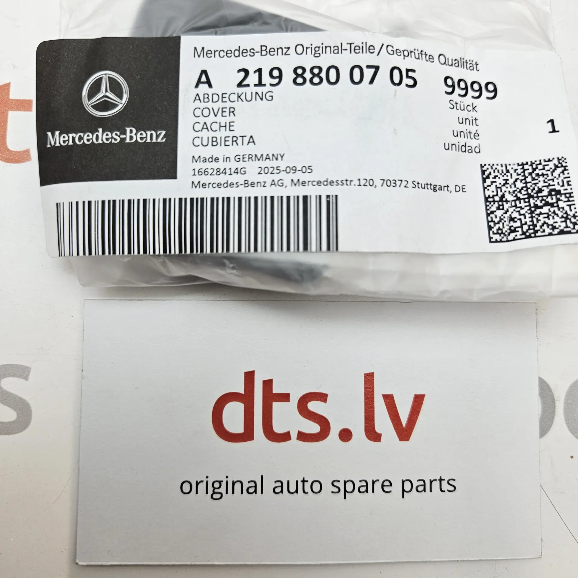 OEM Mercedes Benz A21988007059999 – Rear bumper tow hook cover