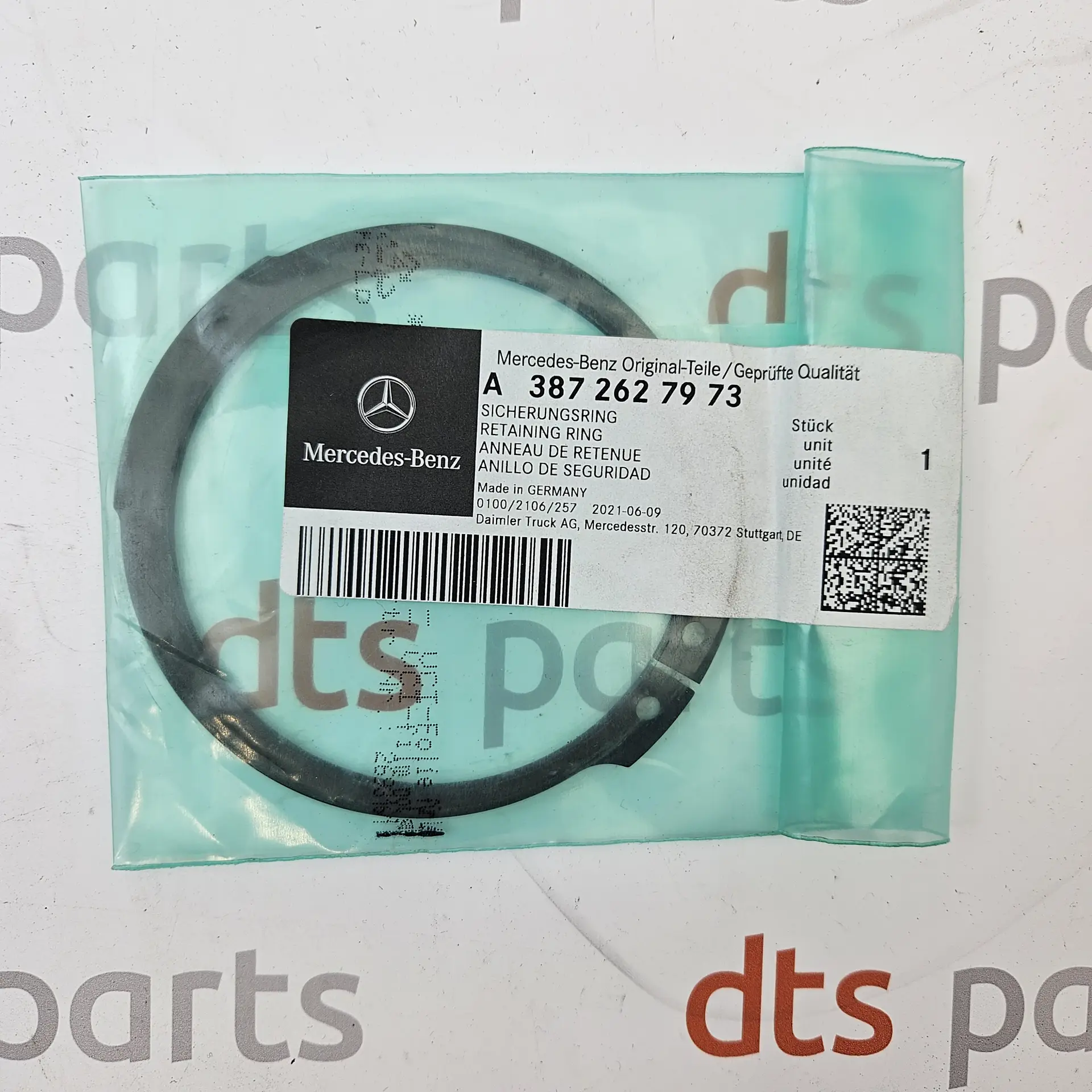 OEM Mercedes Benz A3872627973 – Transmission shaft snap rin