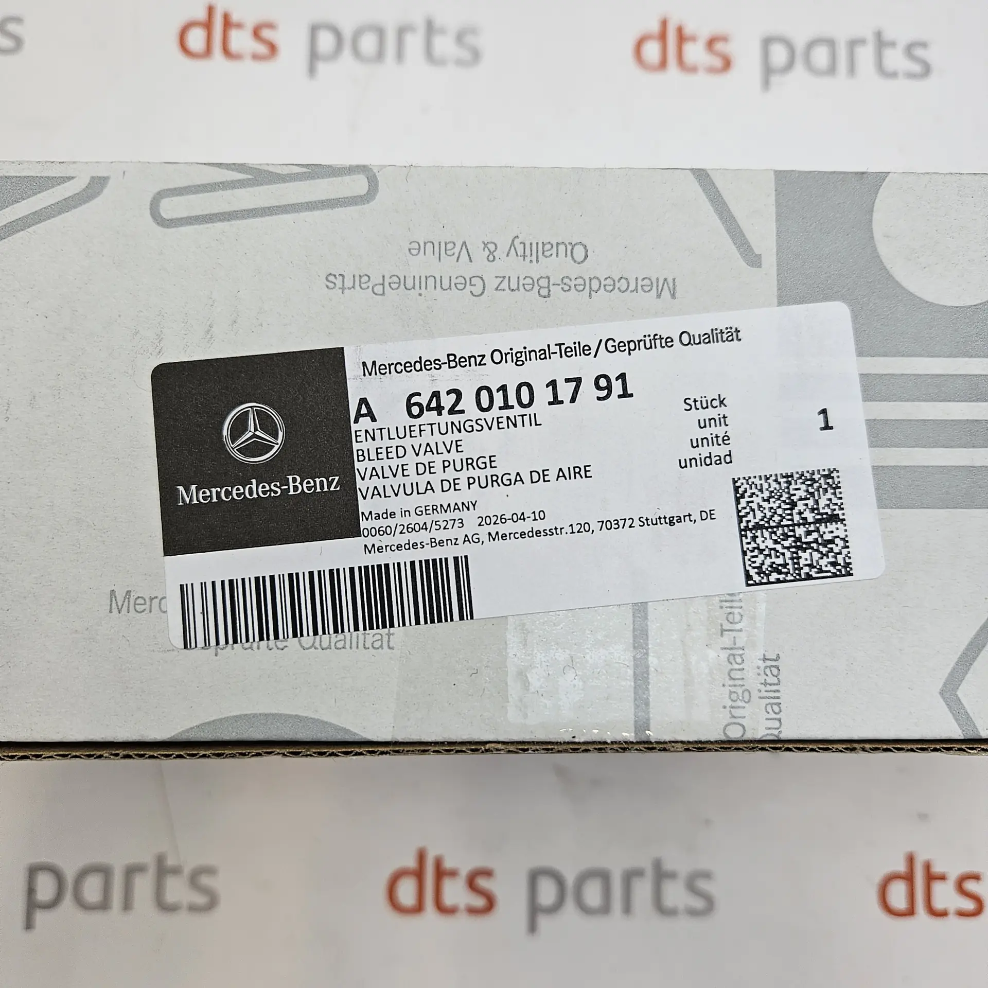 OEM Mercedes Benz A6420101791 – Crankcase ventilation PCV oil separator valve with breather hose assembly