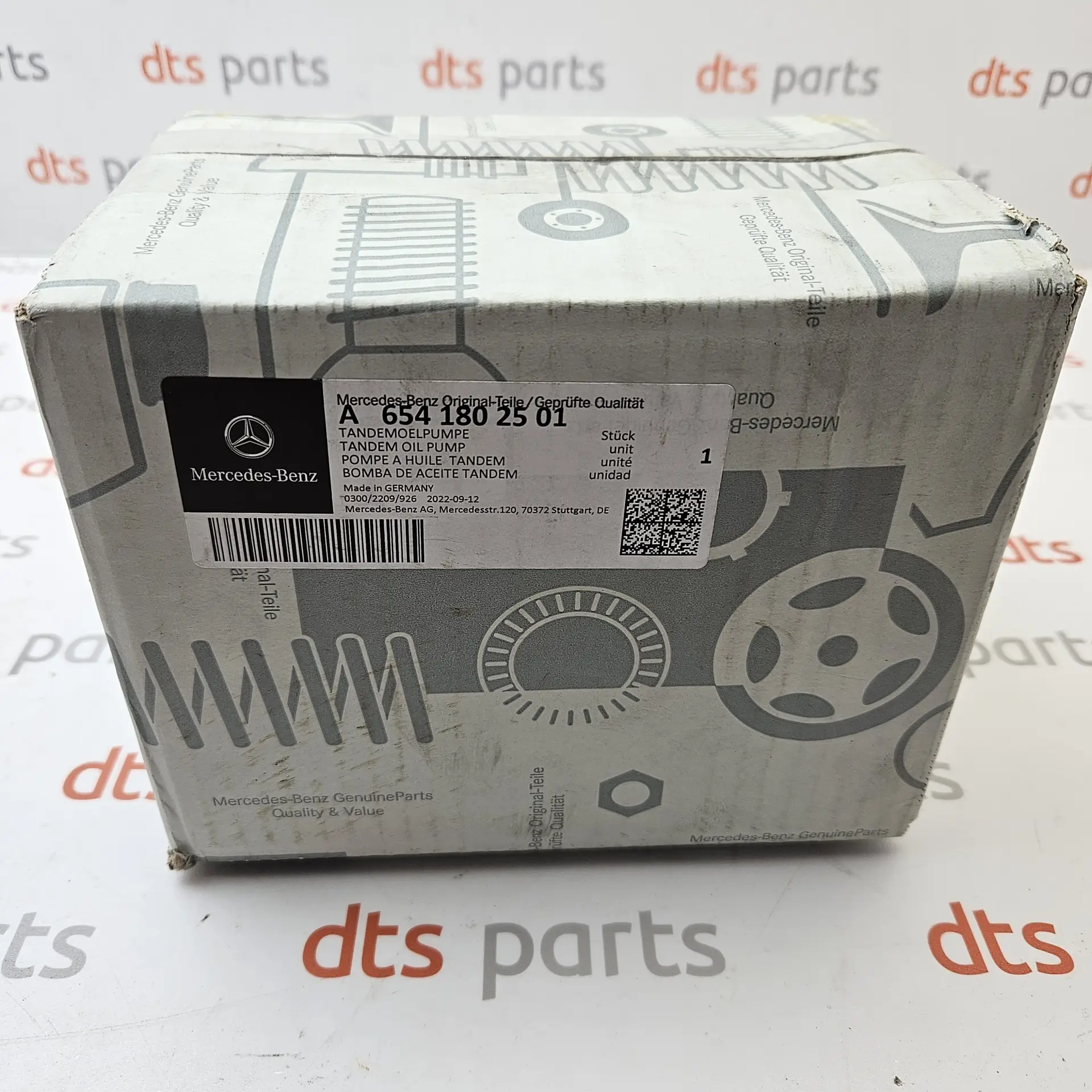 OEM Mercedes A6541802501 – Tandem engine oil pump assembly