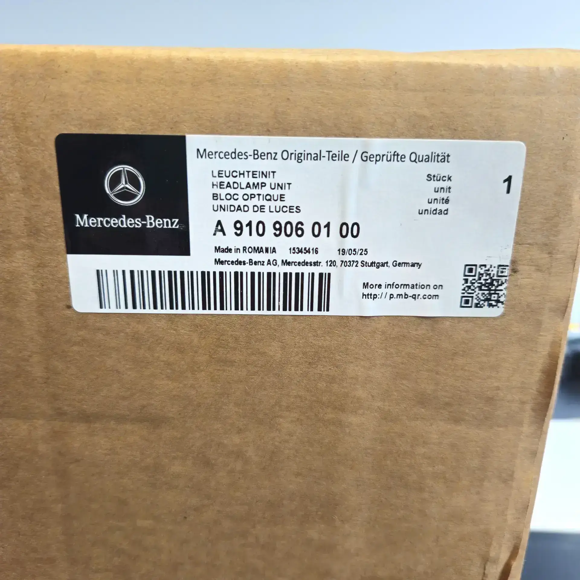 OEM Mercedes A9109060100 – Right headlight