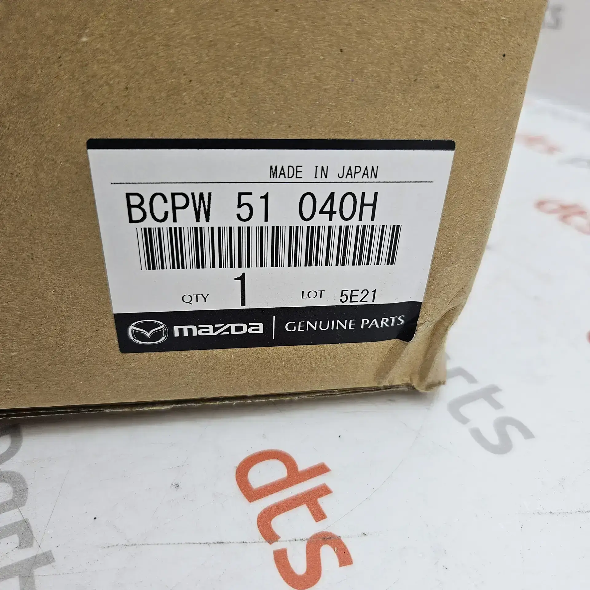 OEM Mazda BCPW51040H – Front left headlight