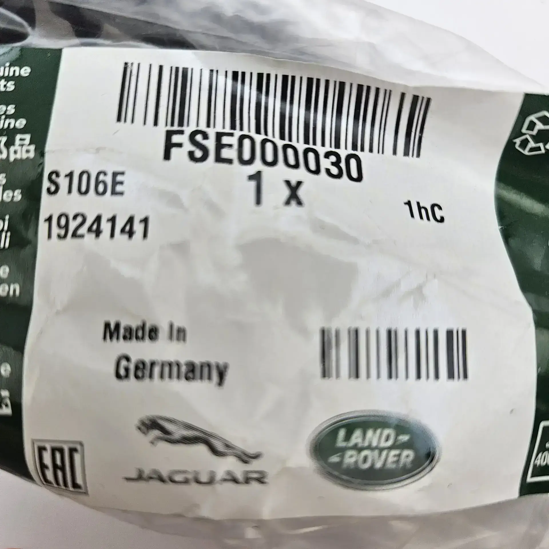 OEM Land Rover FSE000030 – Bonnet front release cable Fits Range Rover