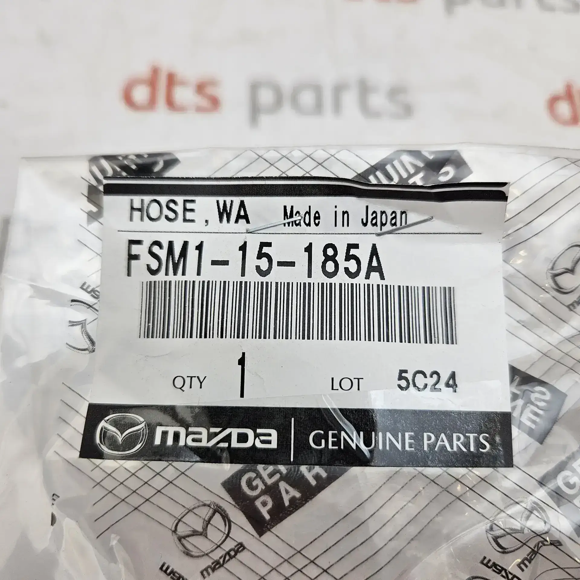 OEM Mazda FSM115185A – Water hose