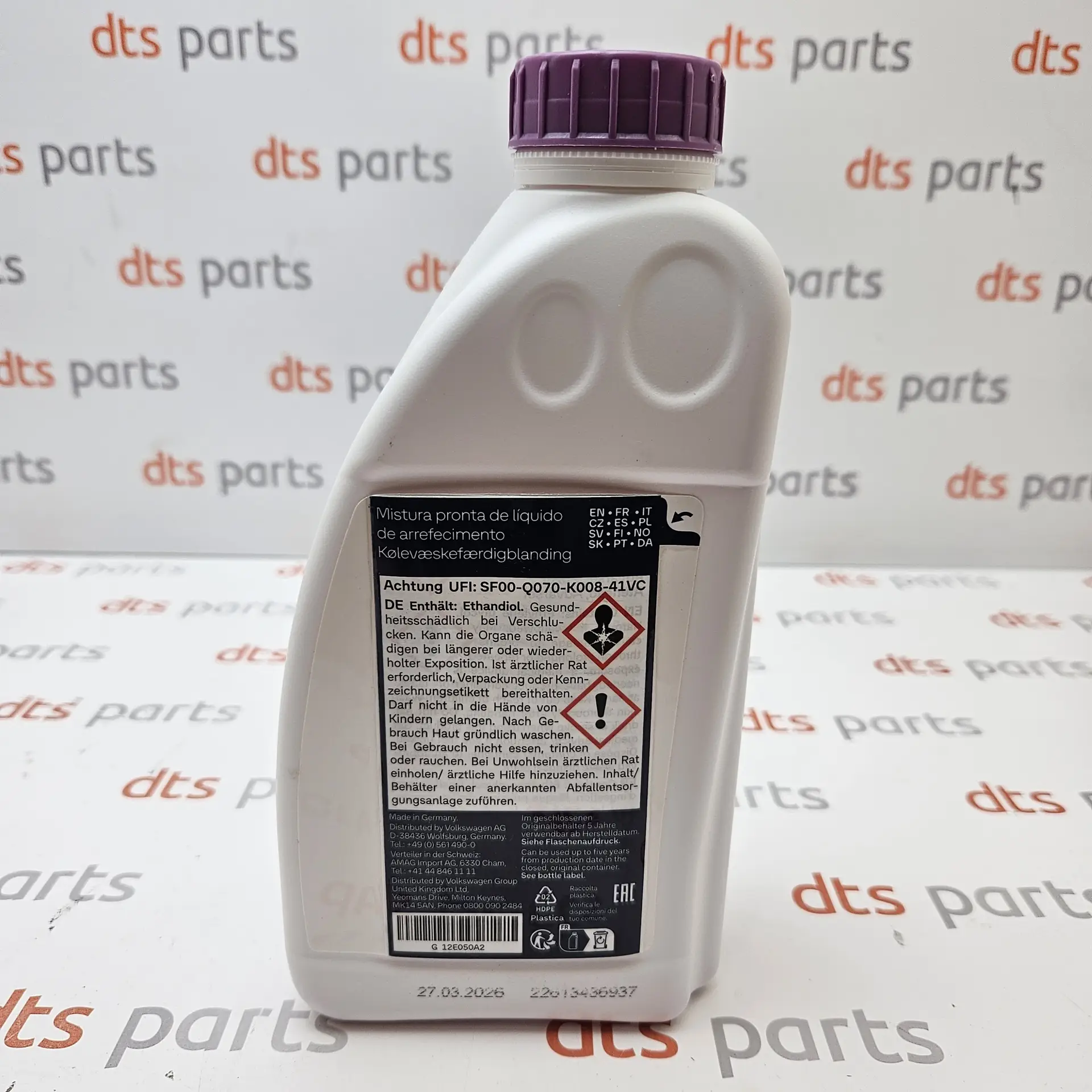 OEM VAG G12E050A2 – G12evo Engine Coolant Ready-Mix