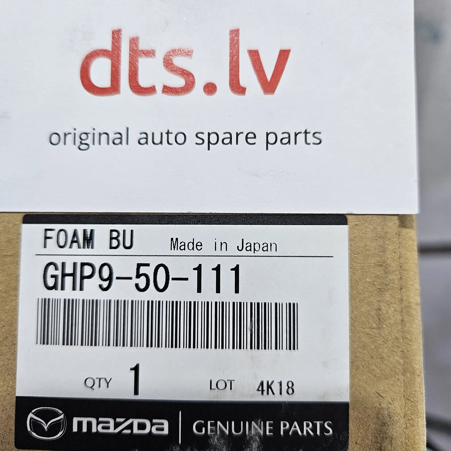 OEM Mazda GHP950111 – Front bumper energy absorber foam cushion