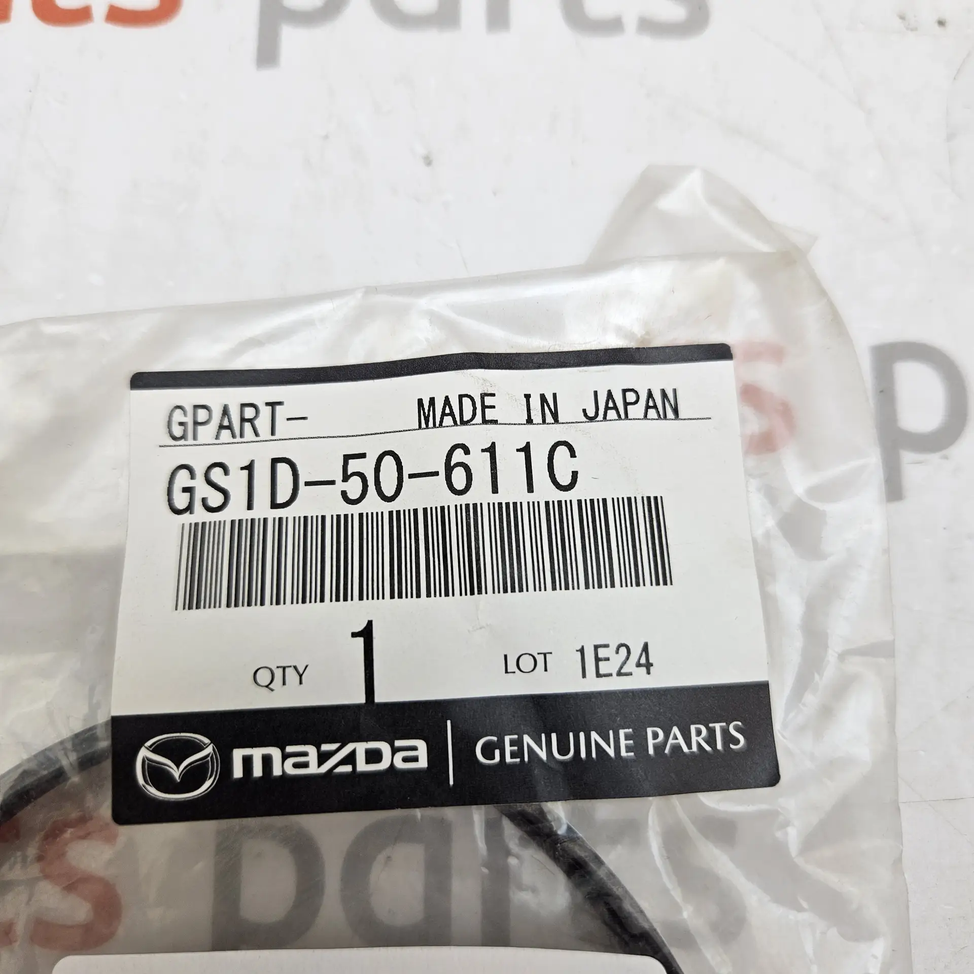OEM Mazda GS1D50611C – Rear Window Moulding / Gasket Rubber Seal