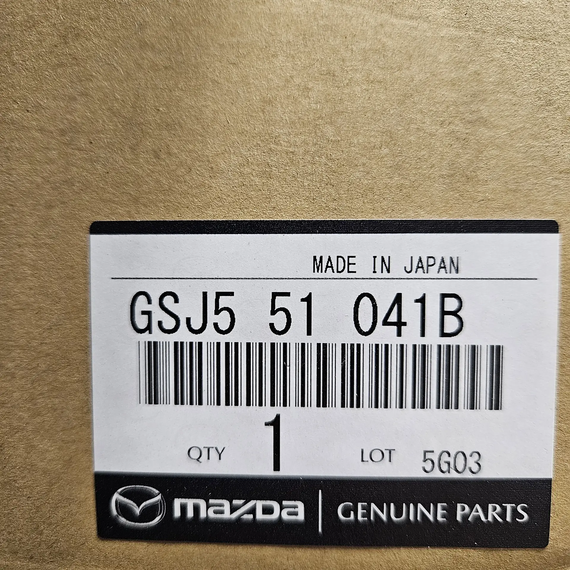 OEM Mazda GSJ551041B – Front left headlight