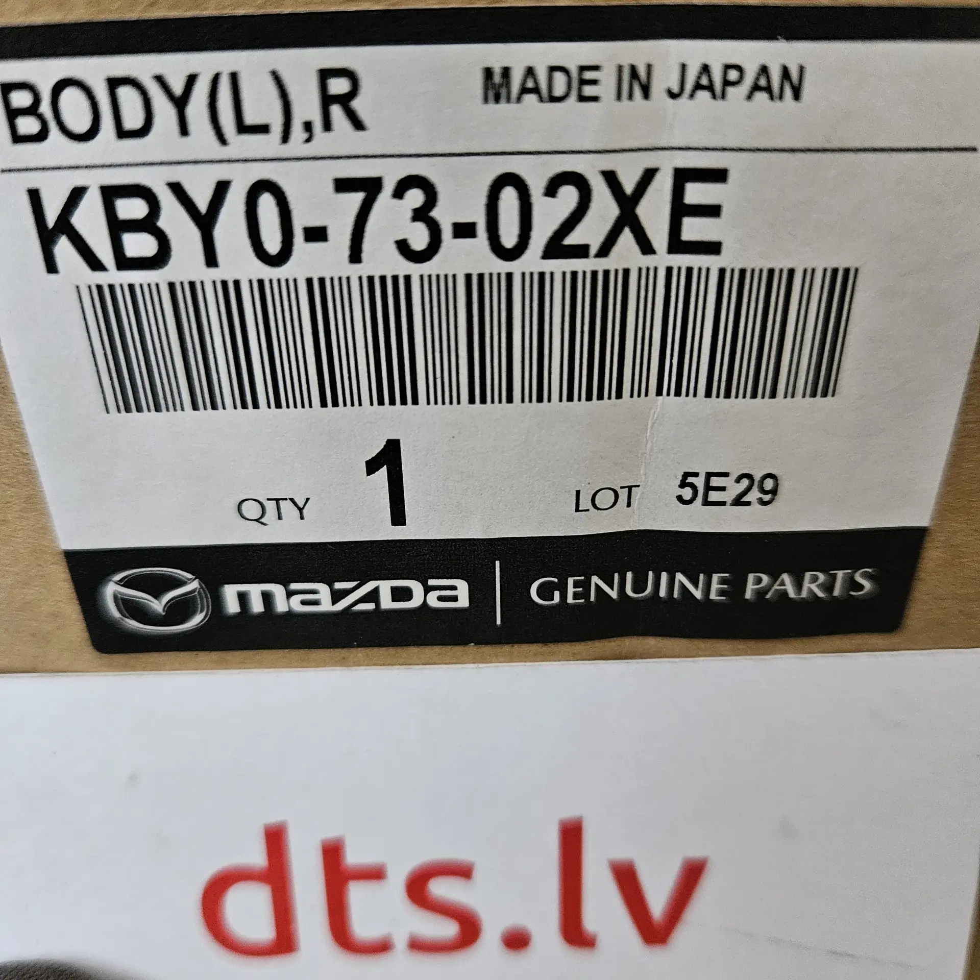 OEM Mazda KBY07302XE – Left-rear door