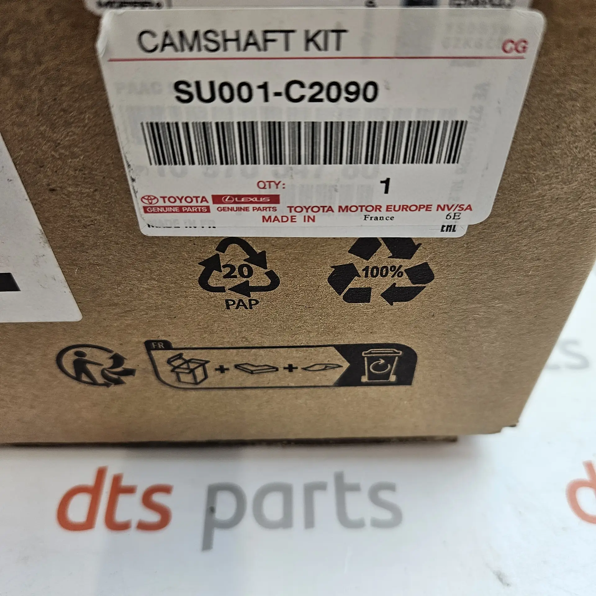 OEM Toyota SU001C2090 – Original equipment (OE) Toyota Camshaft and Timing Chain Kit designed for the 1.5L Diesel (1.5D / 1.5 BlueHDi / Proace) engines.