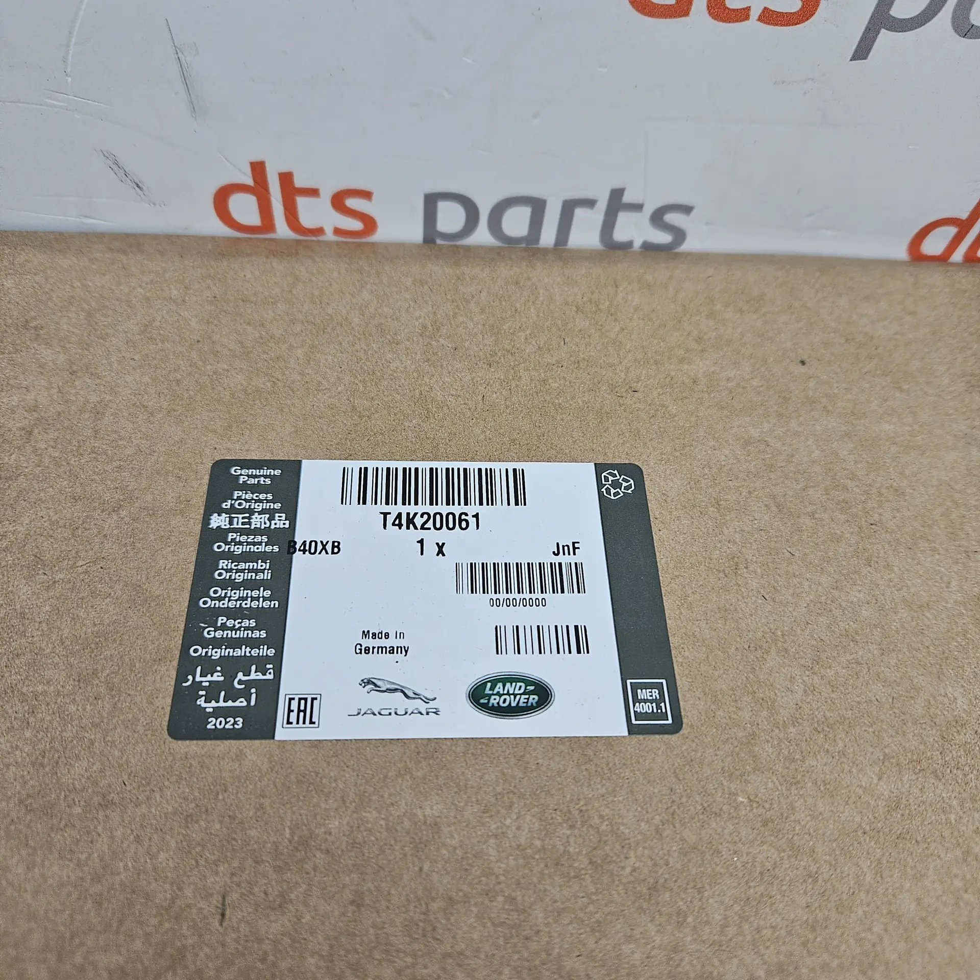 OEM Jaguar T4K20061 – Rear right outside door handle